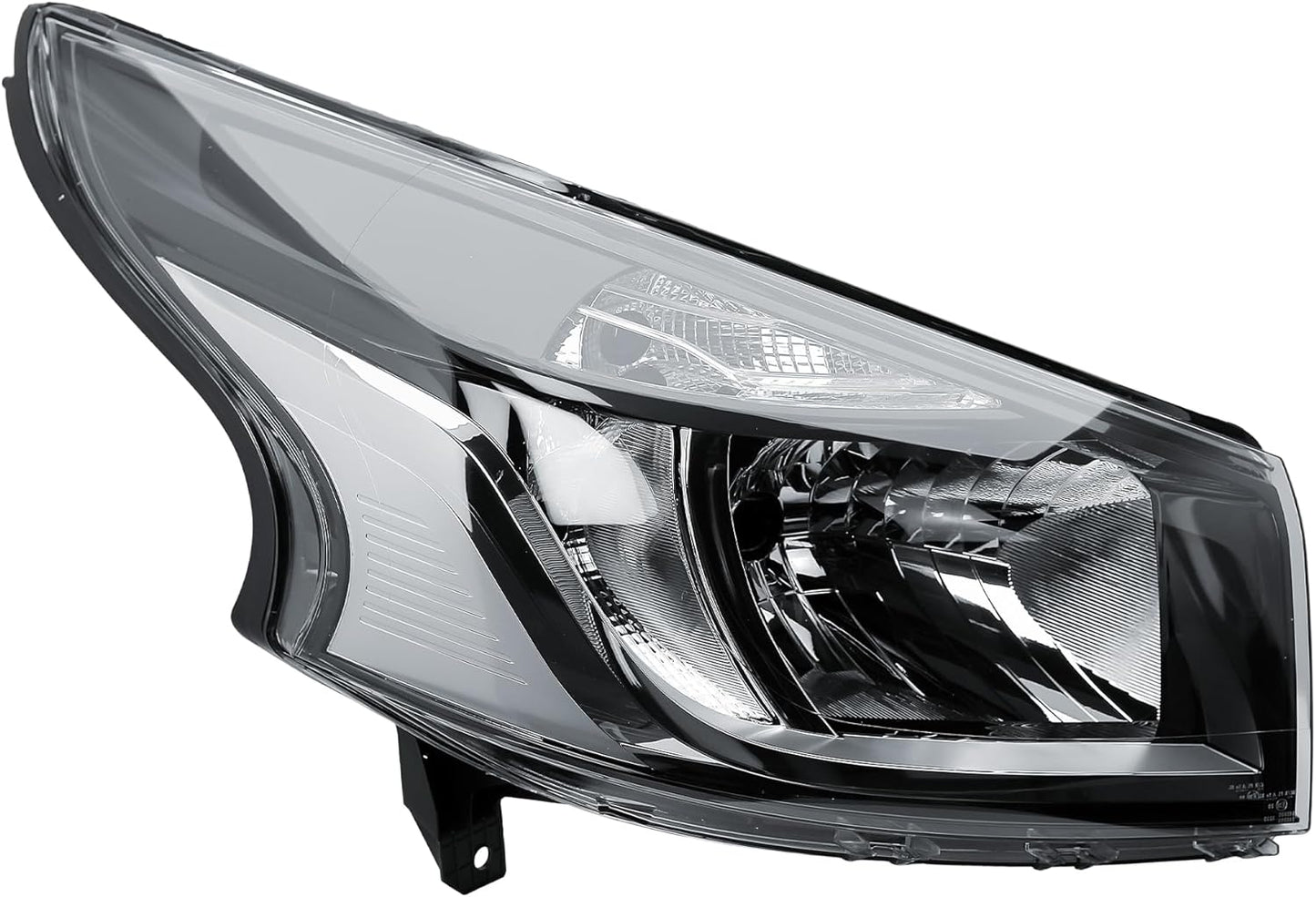 Aligoparts Driver Right Side Headlight Lamp O/S Electric Adjustment 6 Pins with DRL for Renault Trafic NV300 Talento 2014–2019