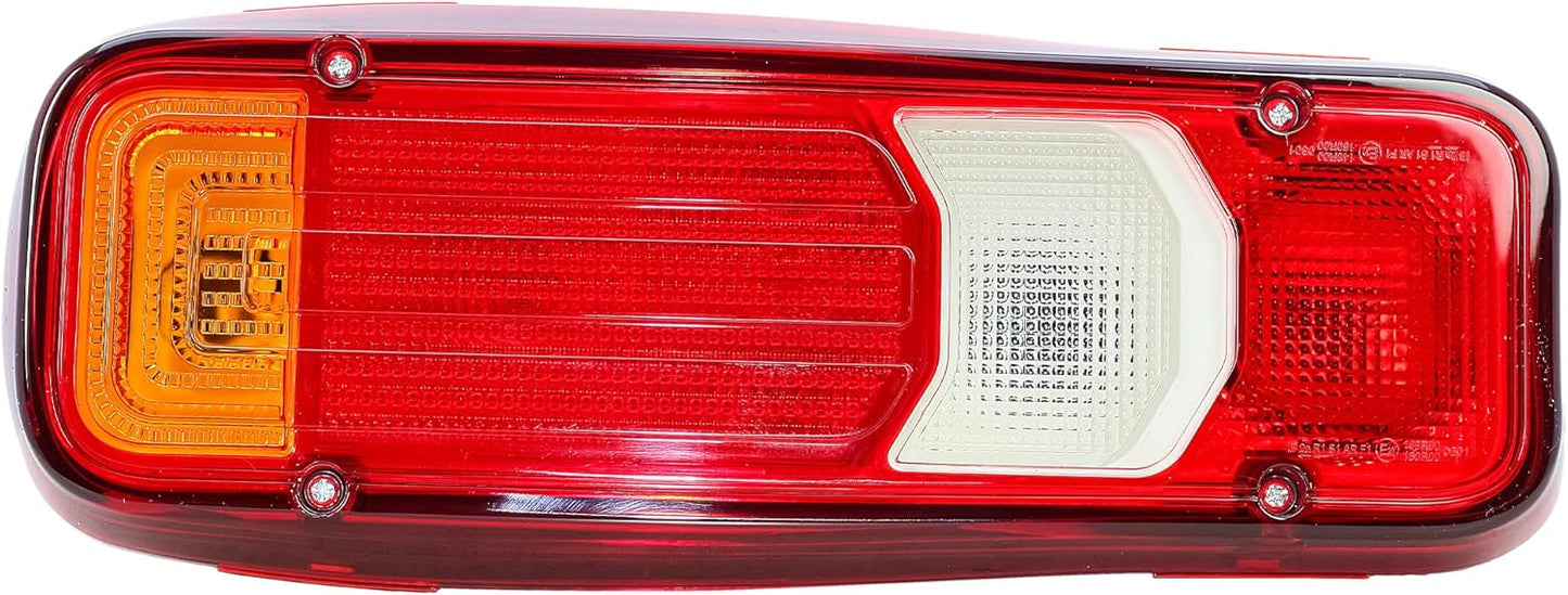 Aligoparts Passenger Left Side N/S Tail Light Rear Lamp Lens for IVECO Daily Tipper Pick-Up Chassis Cab (2022–2024)