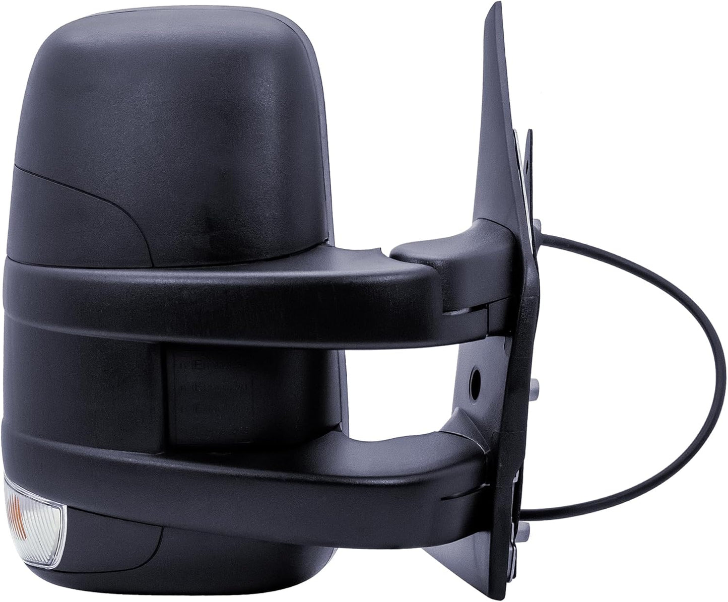 Aligoparts Driver Right Side Door Wing Mirror O/S Electric Heated Manual Folding Short Arm for IVECO Daily 2006–2013