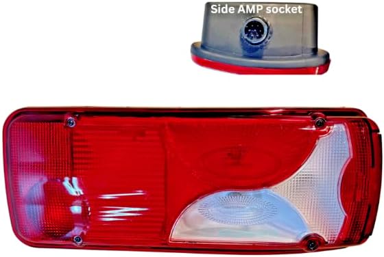 Aligoparts Right Rear Tail Light Lamp with Side Socket & Bulb | Sprinter 2000–2003, VW 2006+, Scania P&R – Aligoparts (Driver Side O/S)