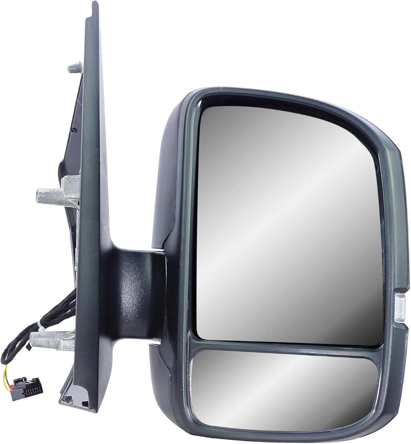 Aligoparts Driver Right Side Door Wing Mirror O/S Manual Short Arm for VW Crafter MAN TGE 2017–2024