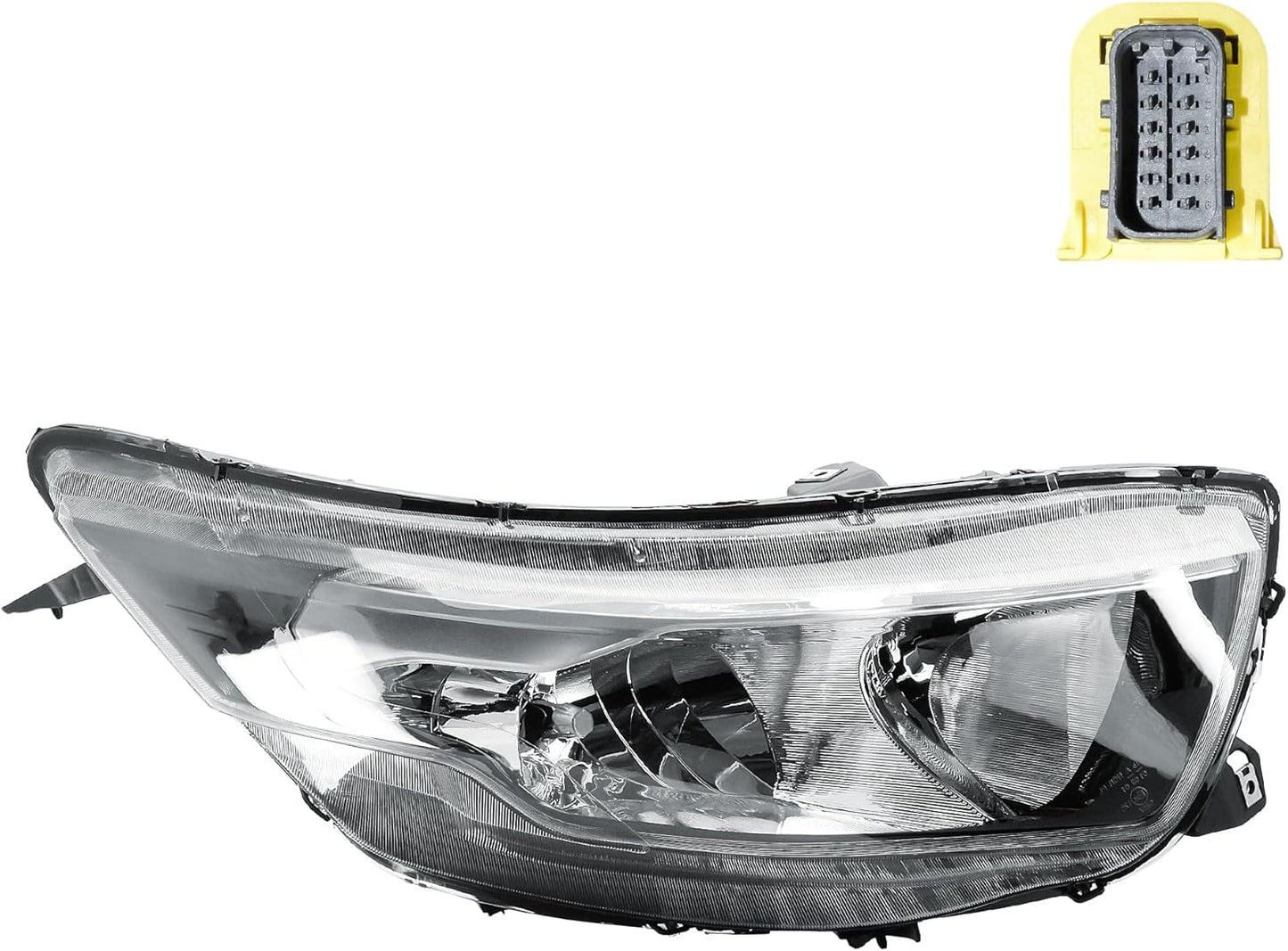 Aligoparts Driver Right Side Headlight Lamp O/S Electric Adjustment Square Plug for IVECO Daily 2020–2025