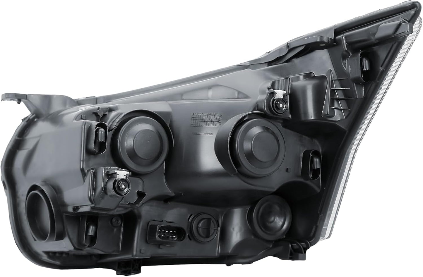 Aligoparts Driver Right Side Headlight Lamp O/S Electric Adjustment Black Strip for Ford Transit MK8 2014–2026