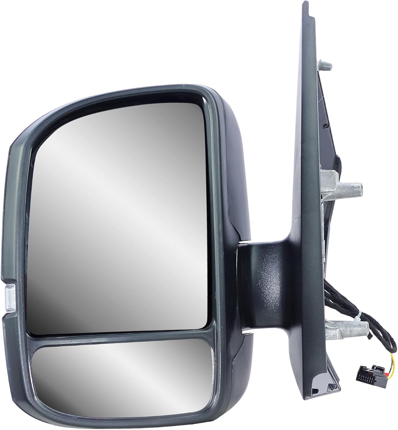 Aligoparts Passenger Left Side Door Wing Mirror N/S Manual Short Arm for VW Crafter MAN TGE 2017–2024