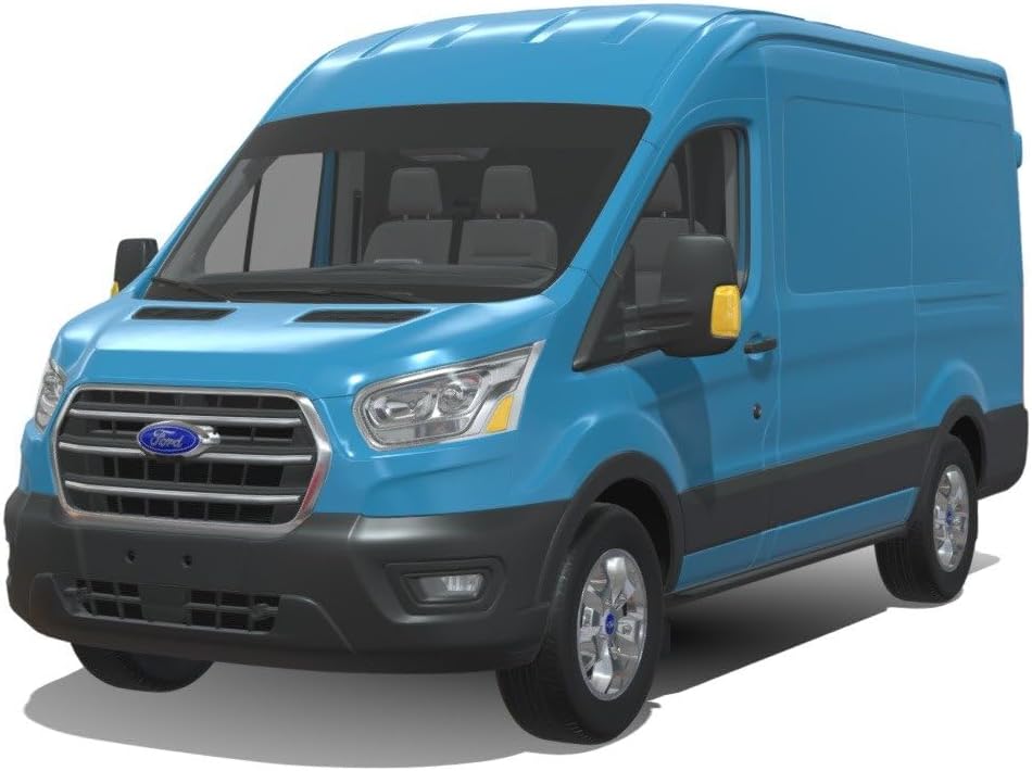 Aligoparts Left & Right Wing Mirror Indicator Lens Pair Amber Orange for Ford Transit Mk8 (2014-2019)