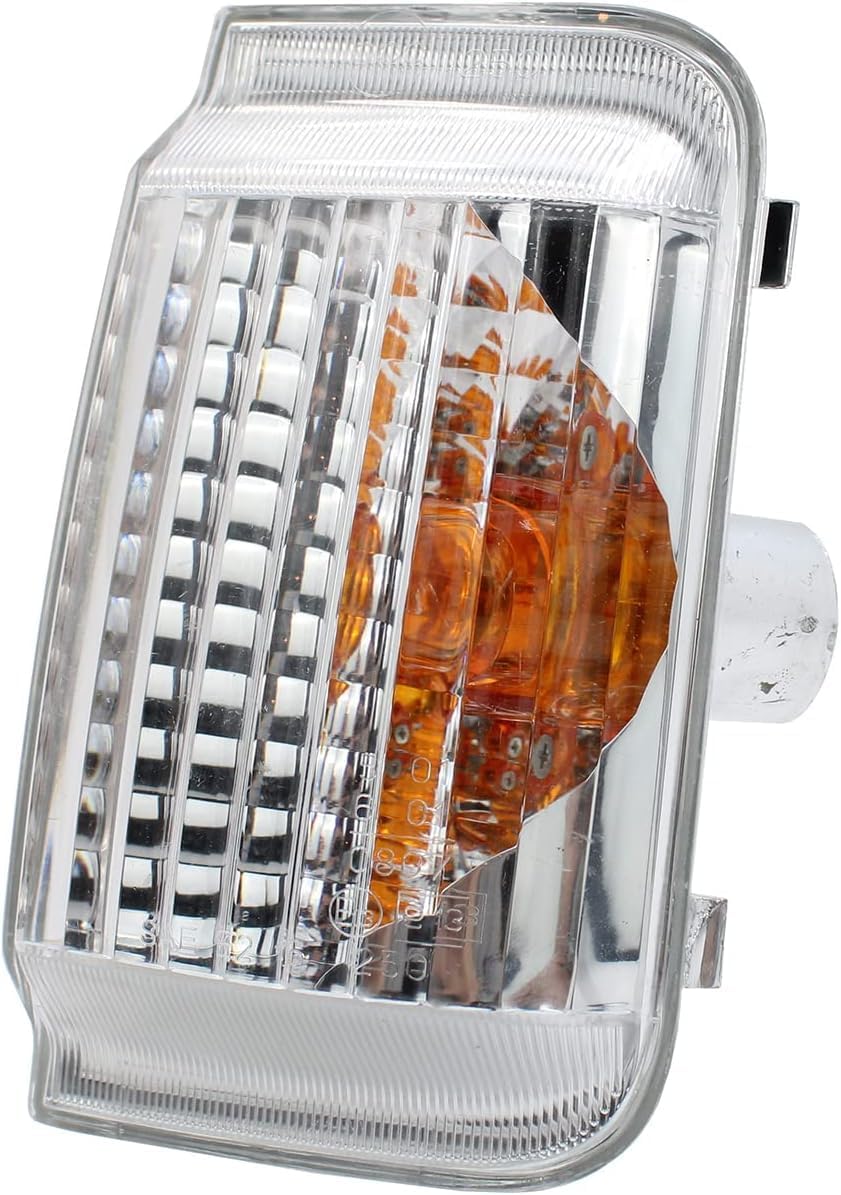 Aligoparts Left & Right Wing Mirror Indicator Lens Pair Clear for Peugeot Boxer, Fiat Ducato, Citroen Relay (2006-Onwards)