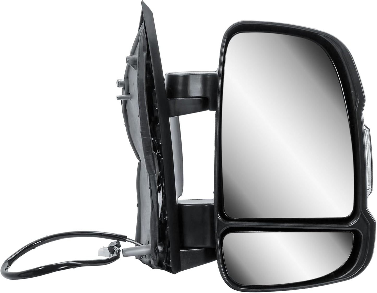 Aligoparts Driver Right Side O/S Electric Heated Wing Mirror Short Arm with Temperature Sensor for Fiat Ducato / Peugeot Boxer / Citroën Relay 2006–2023 / Vauxhall Movano 2019–2023