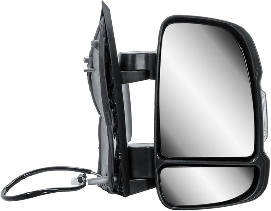Aligoparts Driver Right Side O/S Electric Heated Wing Mirror Short Arm with Temperature Sensor for Fiat Ducato / Peugeot Boxer / Citroën Relay 2006–2023 / Vauxhall Movano 2019–2023