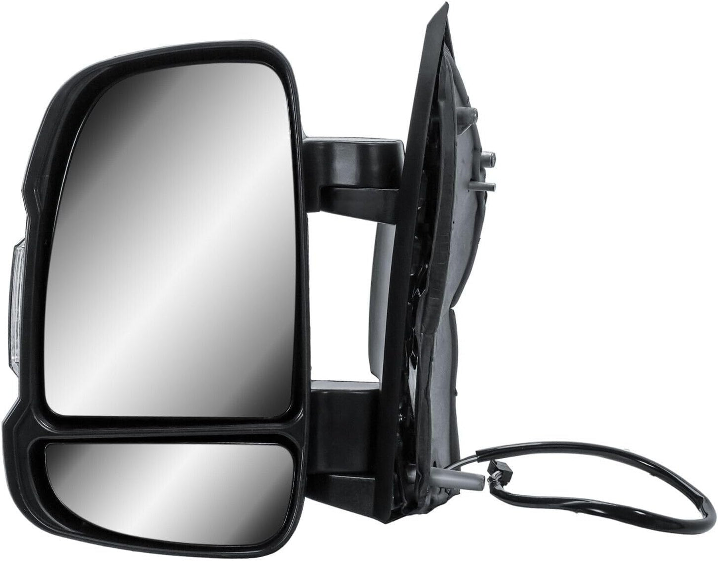 Aligoparts Passenger Left Side N/S Electric Heated Wing Mirror Short Arm for Fiat Ducato / Peugeot Boxer / Citroën Relay 2006–2023 / Vauxhall Movano 2019–2023