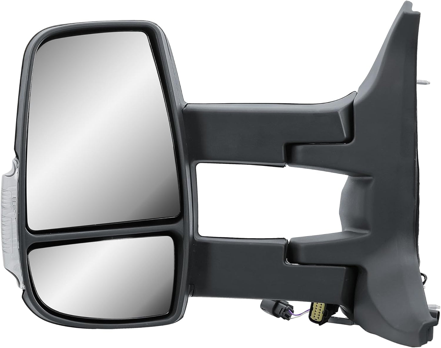 Aligoparts Passenger Left Side Door Wing Mirror N/S Manual Long Arm for Ford Transit MK8 2014–2026