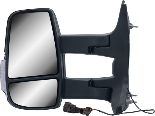 Aligoparts Passenger Left Side Door Wing Mirror N/S Electric Heated Long Arm for Ford Transit MK8 2014–2026