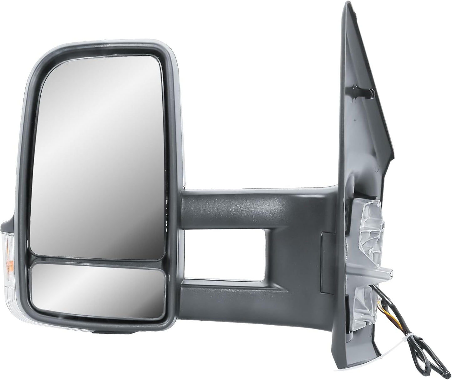 Aligoparts Passenger Left Side Door Wing Mirror N/S Manual Long Arm for Mercedes Sprinter W907 W910 2019–2024