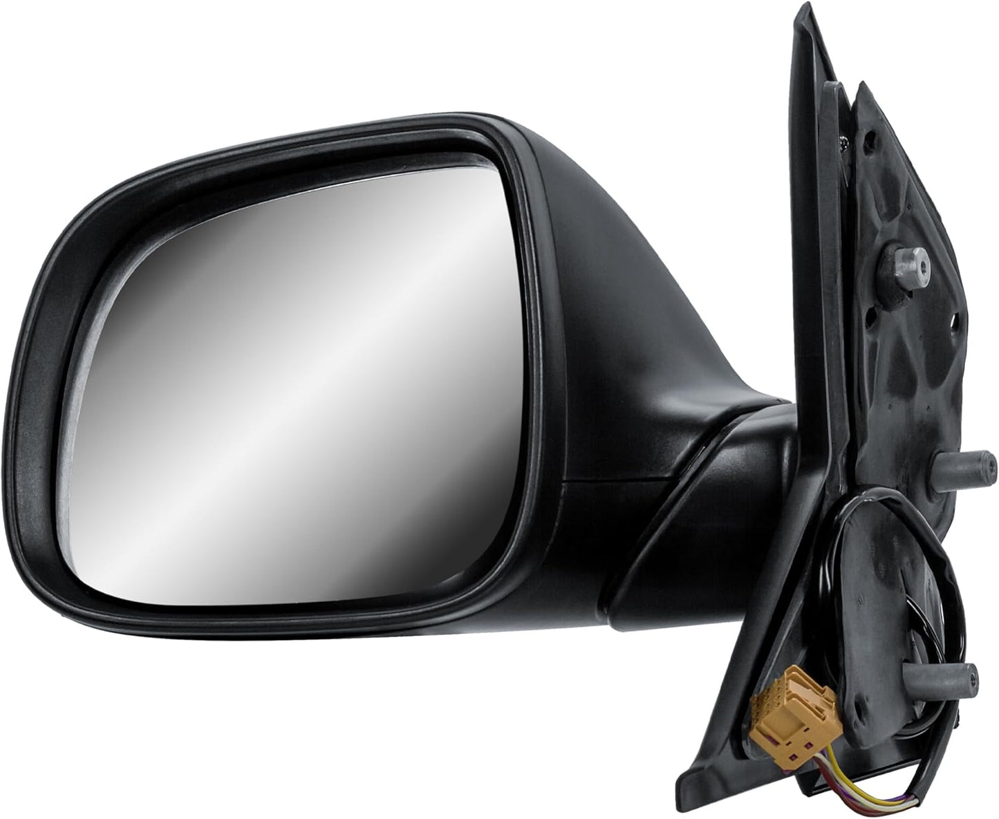 Aligoparts Driver Right Side Wing Mirror O/S Electric Heated Manual Folding Textured Cover for VW Transporter T5 2010–2015