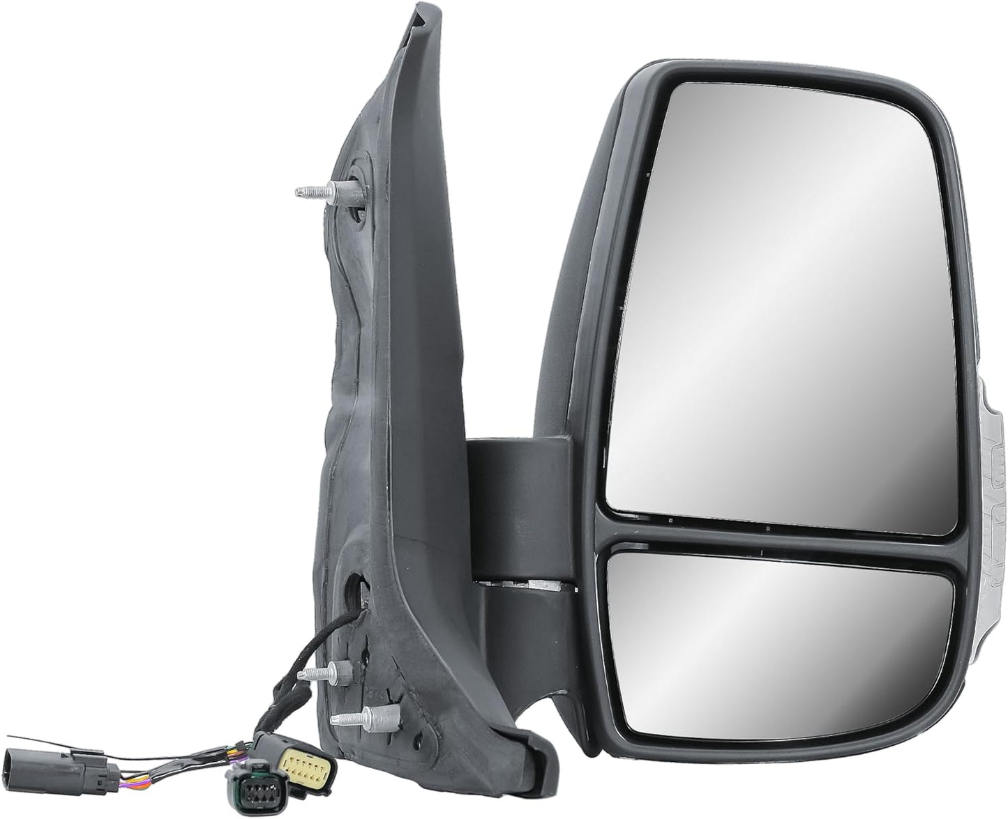 Aligoparts Driver Right Side Door Wing Mirror O/S Manual Non-Heated Short Arm for Ford Transit MK8 2014–2026