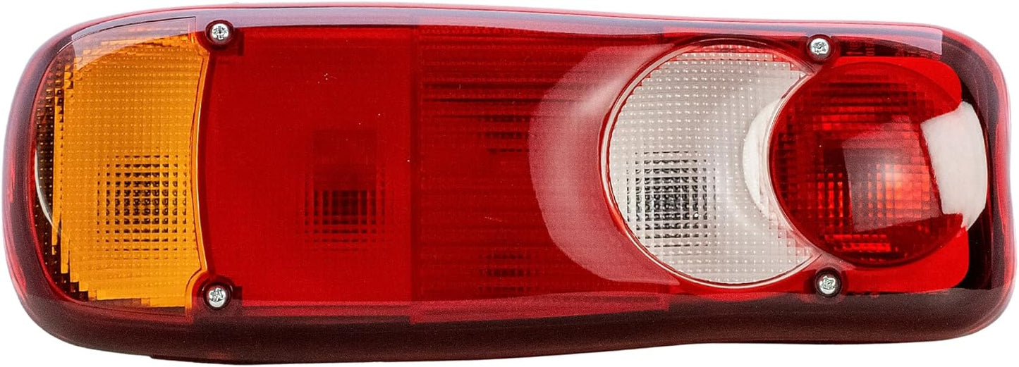 Aligoparts Passenger Left Side N/S Tail Light Rear Lamp Lens for Renault Master, Trafic, Fiat Ducato, Peugeot Boxer (2006–2022)