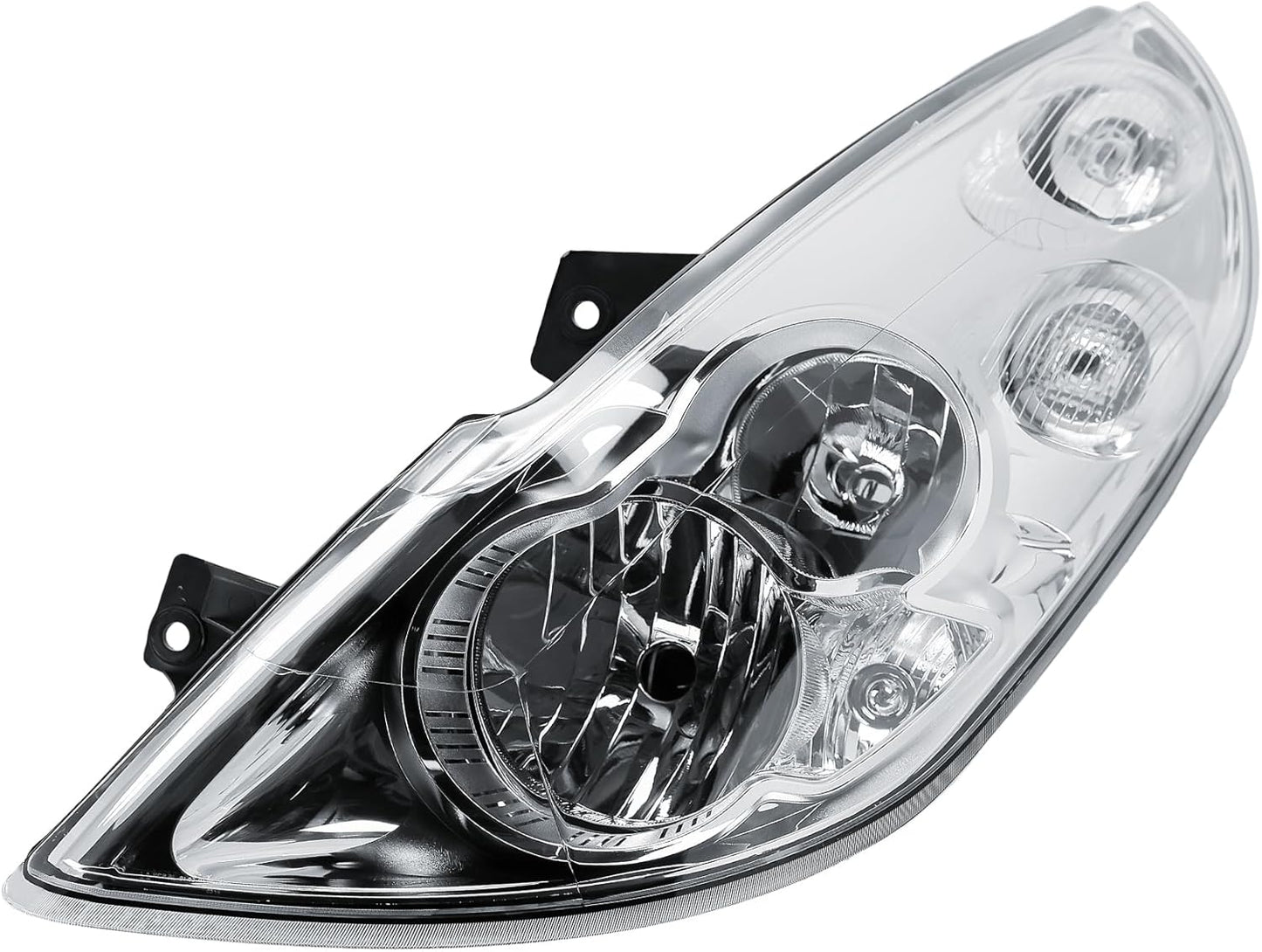 Aligoparts Passenger Left Side Headlight Lamp N/S Electric Adjustment With Motor No Fog Light for Renault Master Movano 2010–2019