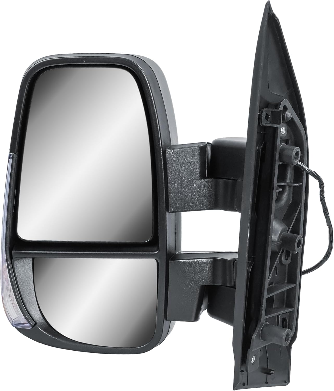 Aligoparts Passenger Left Side Door Wing Mirror N/S Electric Heated Short Arm with Temperature Sensor for IVECO Daily 2014–2024