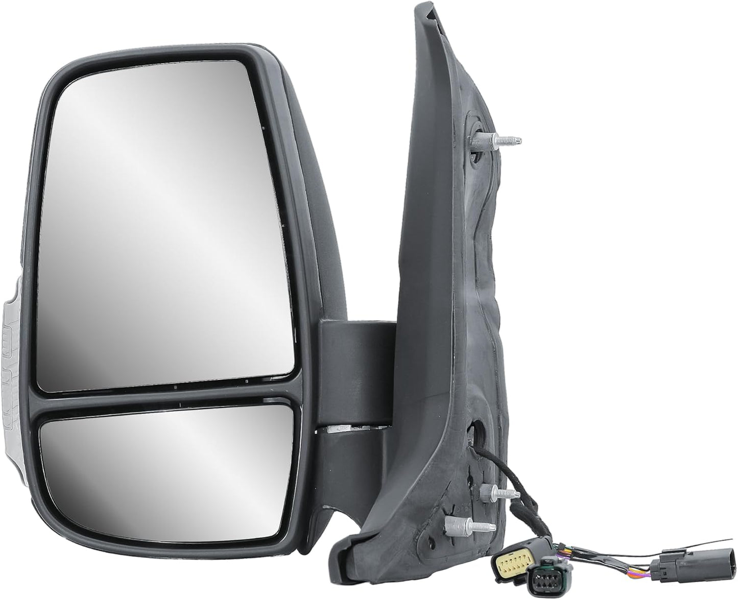 Aligoparts Passenger Left Side Door Wing Mirror N/S Manual Non-Heated Short Arm for Ford Transit MK8 2014–2026