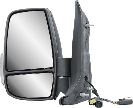 Aligoparts Passenger Left Side Door Wing Mirror N/S Manual Non-Heated Short Arm for Ford Transit MK8 2014–2026
