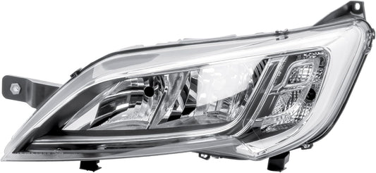 Aligoparts Passenger Left Side Headlight Lamp N/S Chrome Strip Electric Adjustment for Ducato Relay Boxer Movano 2014–2024