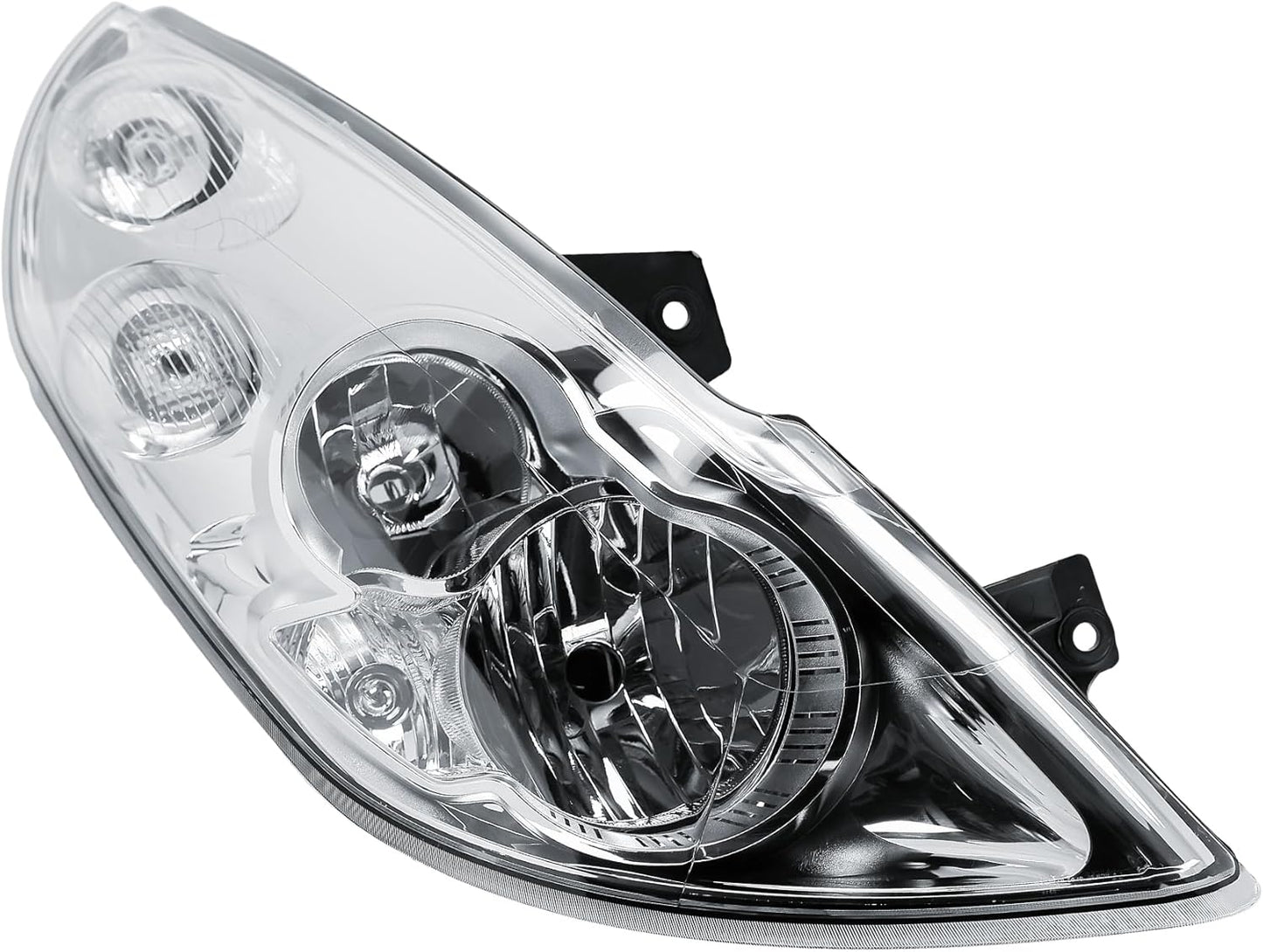 Aligoparts Driver Right Side Headlight Lamp O/S Electric Adjustment With Motor No Fog Light for Renault Master Movano 2010–2019