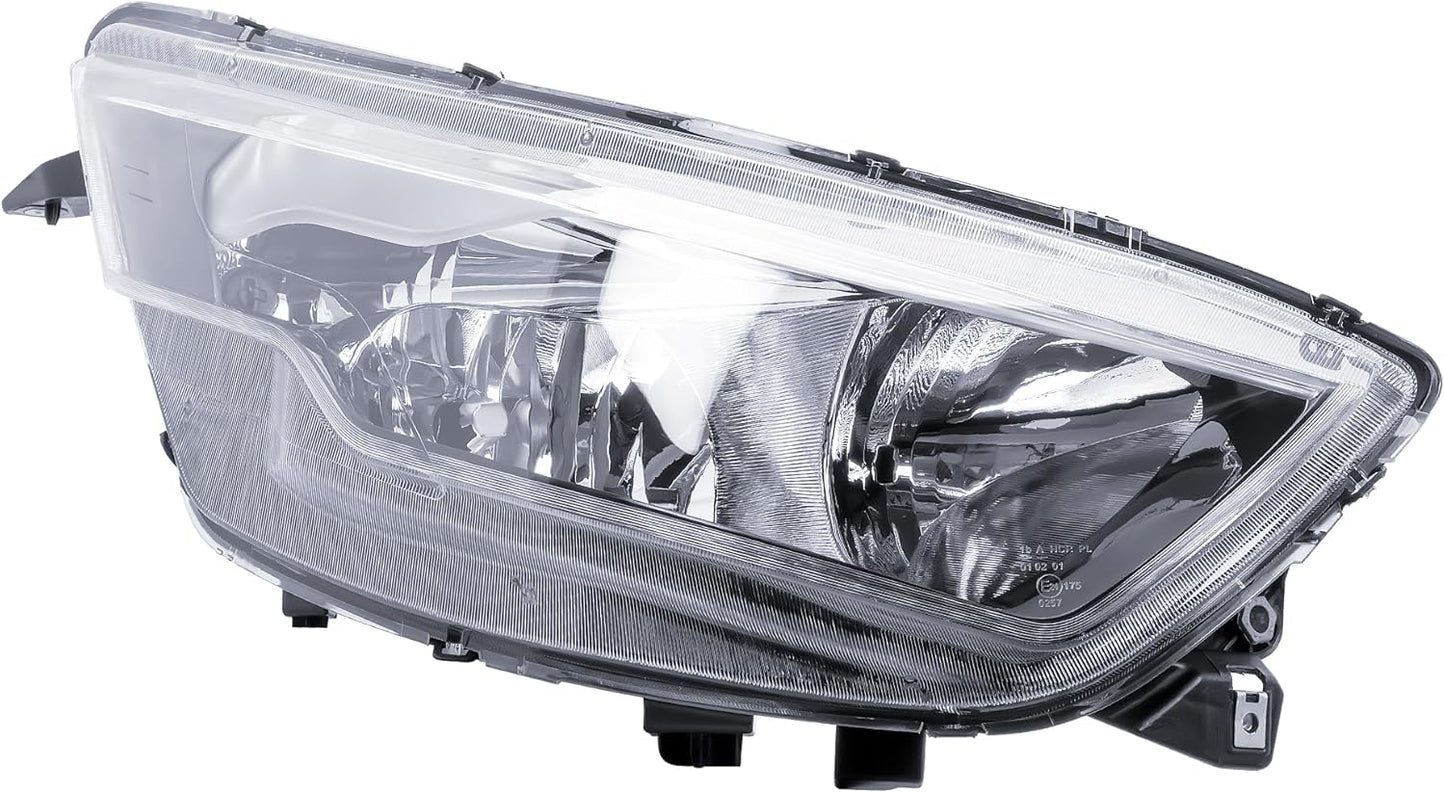Aligoparts Driver Right Side Headlight Lamp O/S Electric Adjustment Round Plug for IVECO Daily 2014–2019