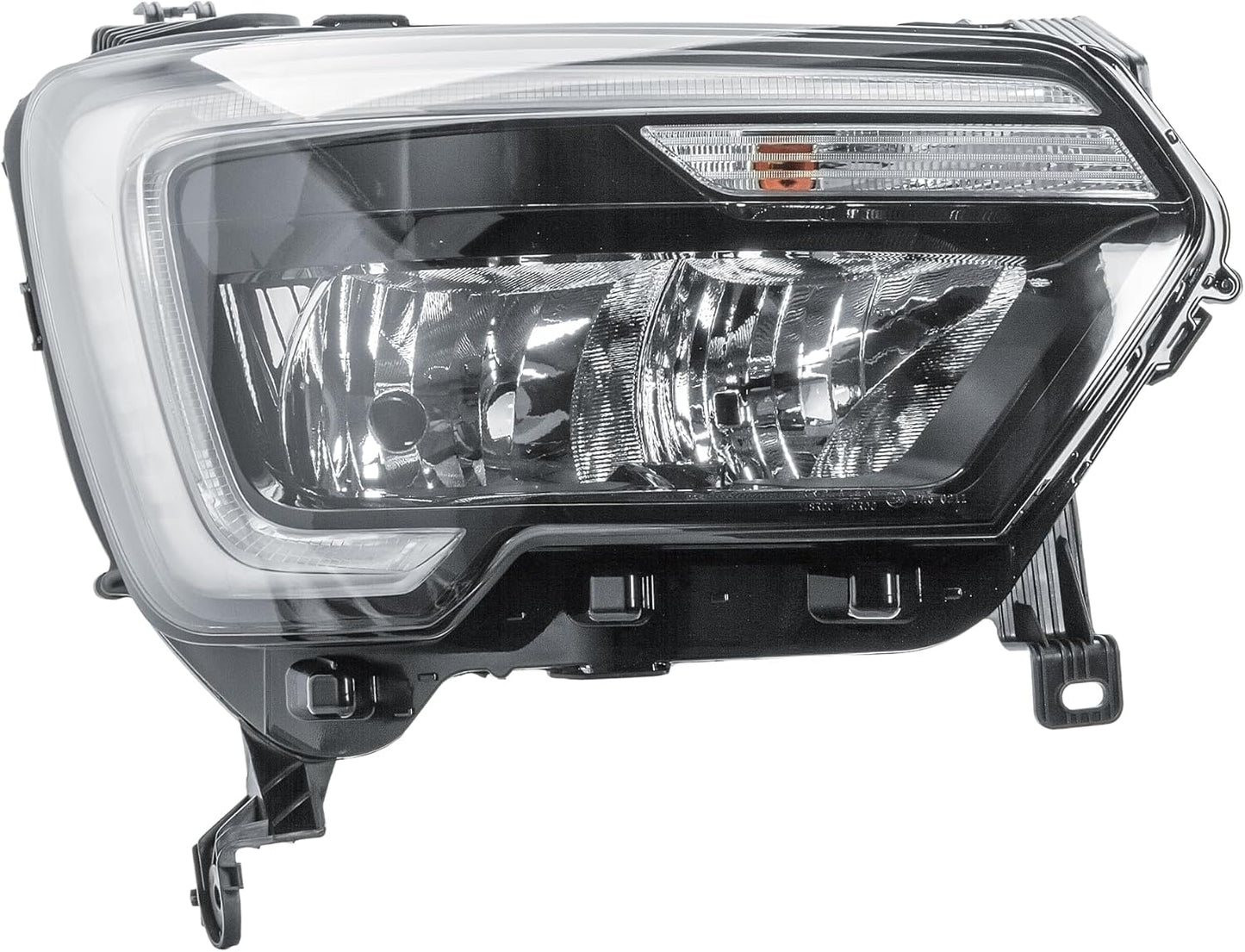 Aligoparts Driver Right Side Headlight Lamp O/S Electric Adjustment With Motor LED DRL for Renault Master 2019–2024