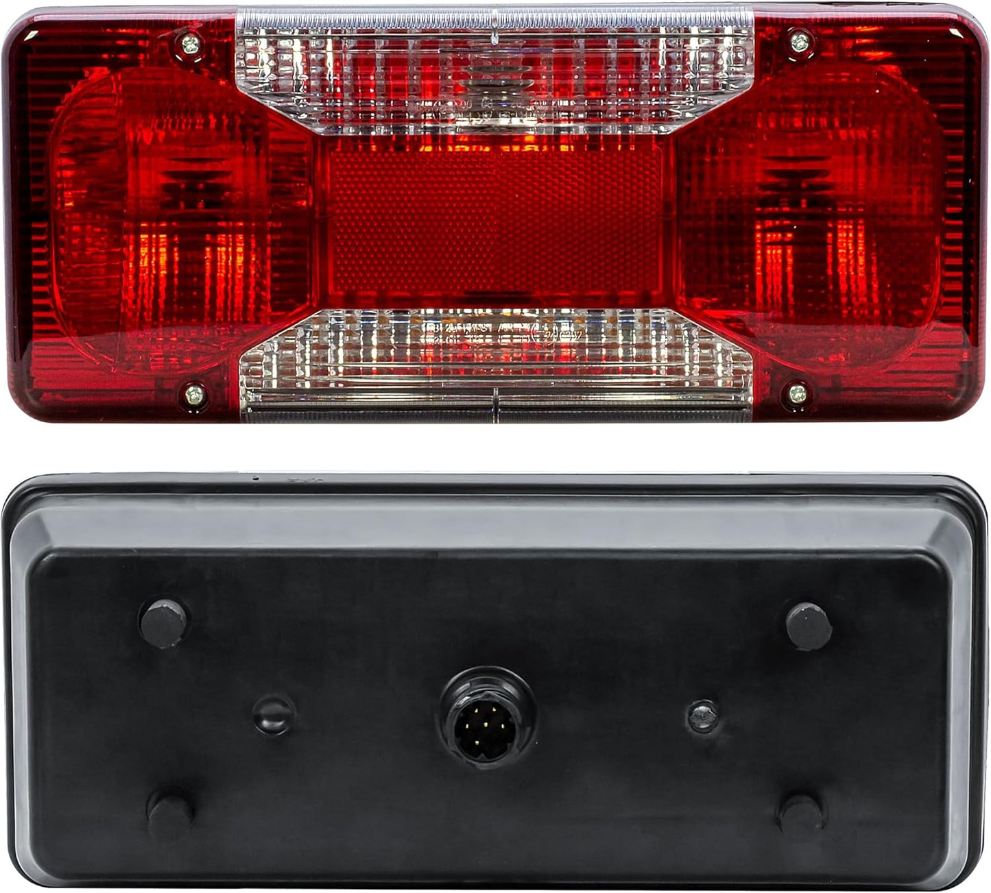 Aligoparts Driver Right Side O/S Tail Light Rear Lamp with Bulbs for IVECO Daily Tipper Pick-Up Chassis Cab (2006–2022)