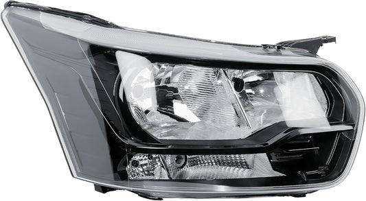 Aligoparts Driver Right Side Headlight Lamp O/S Electric Adjustment Black Strip for Ford Transit MK8 2014–2026