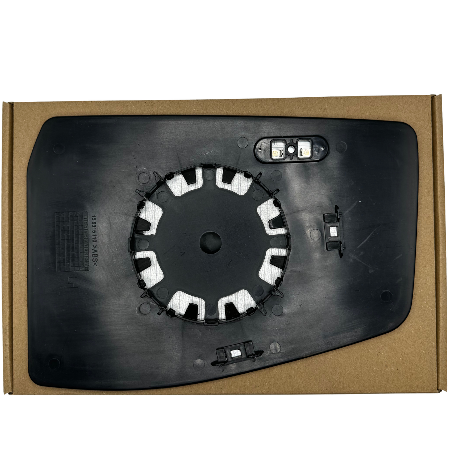 Aligoparts Left Upper Heated Mirror Glass – Fits Ford Transit Custom 2012–2023