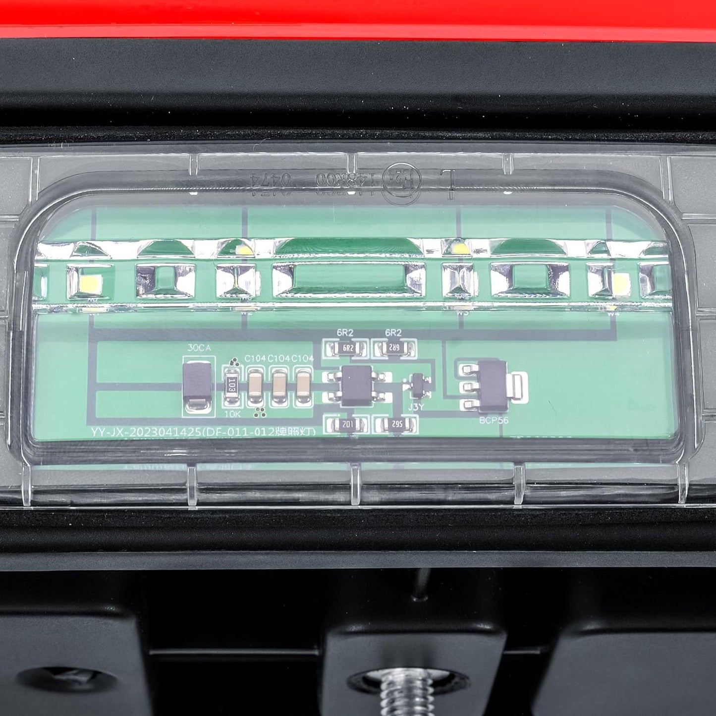 Aligoparts Passenger Left Side N/S 24V Full LED Tail Light Rear Lamp with Number Plate Light for DAF XF CF LF XG XD