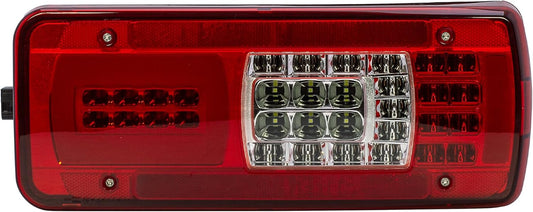 Aligoparts Driver Right Side O/S 24V Full LED Tail Light Rear Lamp with Reverse Buzzer for Iveco Stralis, X-Way, T-Way & D-Way