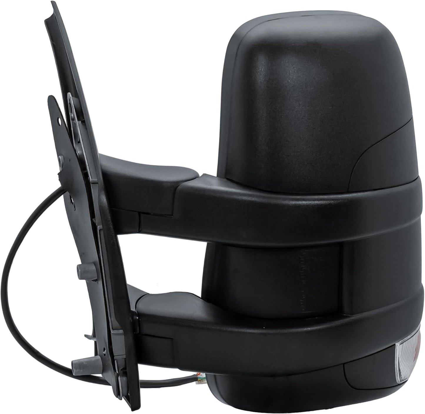 Aligoparts Passenger Left Side Door Wing Mirror N/S Electric Heated with Temperature Sensor Manual Folding Short Arm for IVECO Daily 2006–2013