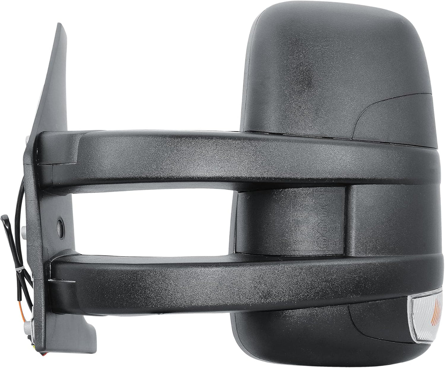 Aligoparts Passenger Left Side Door Wing Mirror N/S Manual Non-Heated Long Arm with Temperature Sensor for IVECO Daily 2006–2013