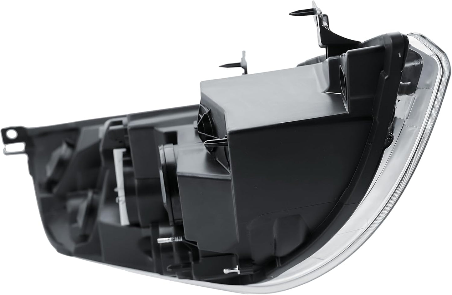 Aligoparts Passenger Left Side Headlight Lamp N/S Electric Adjustment With Motor No Fog Light for Renault Master Movano 2010–2019