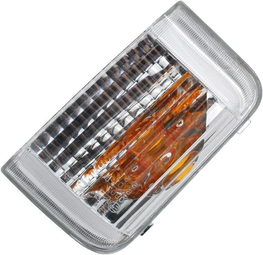 Aligoparts Right Driver Side Wing Mirror Indicator Lens Clear for Peugeot Boxer, Fiat Ducato, Citroen Relay (2006-Onwards)