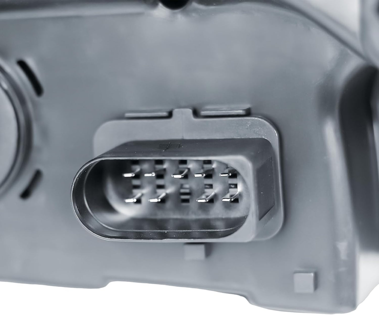 Aligoparts Passenger Left Side Headlight Lamp N/S Electric Adjustment Black Strip for Ford Transit MK8 2014–2026
