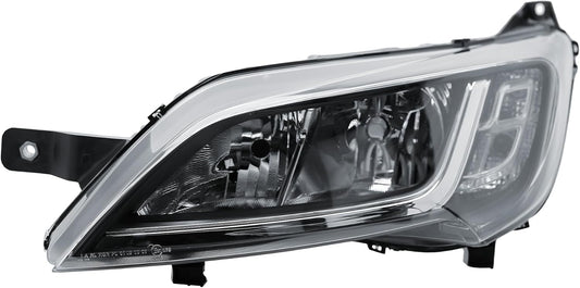 Aligoparts Passenger Left Side Headlight Lamp N/S Black Strip Electric Adjustment for Ducato Relay Boxer Movano 2014–2024