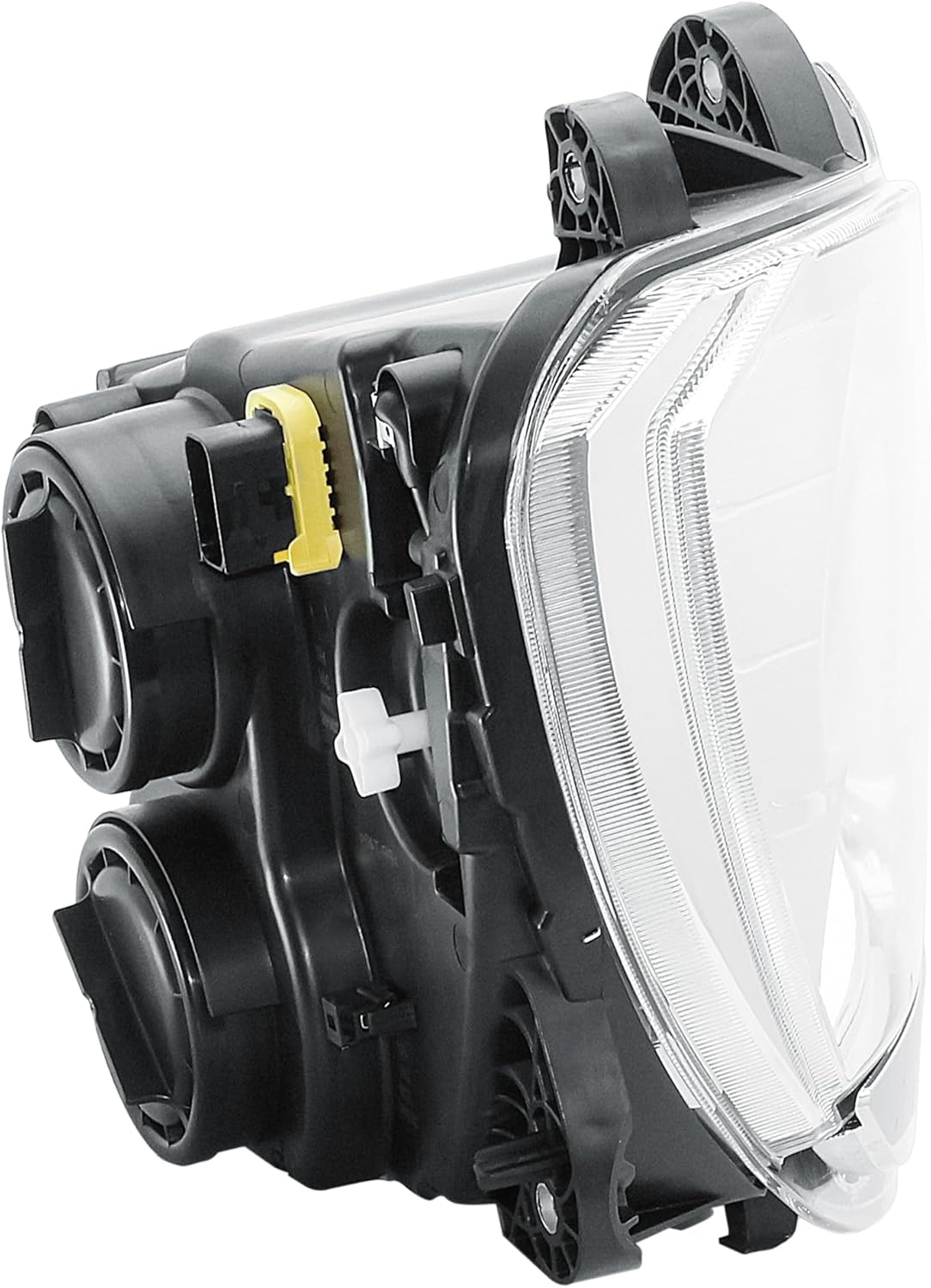 Aligoparts Driver Right Side O/S Headlight Head Lamp Manual Adjustment LED DRL 24V for DAF XF CF