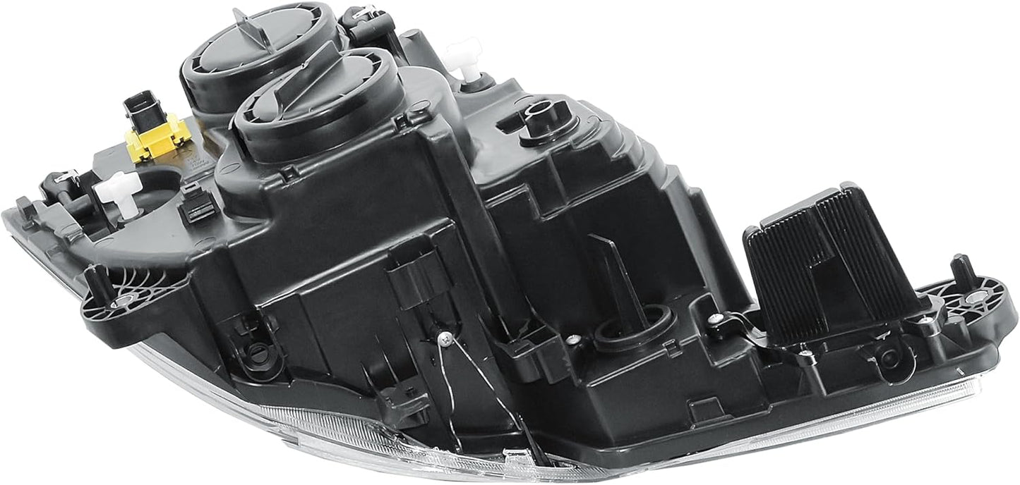 Aligoparts Passenger Left Side N/S Headlight Head Lamp Manual Adjustment LED DRL 24V for DAF XF CF