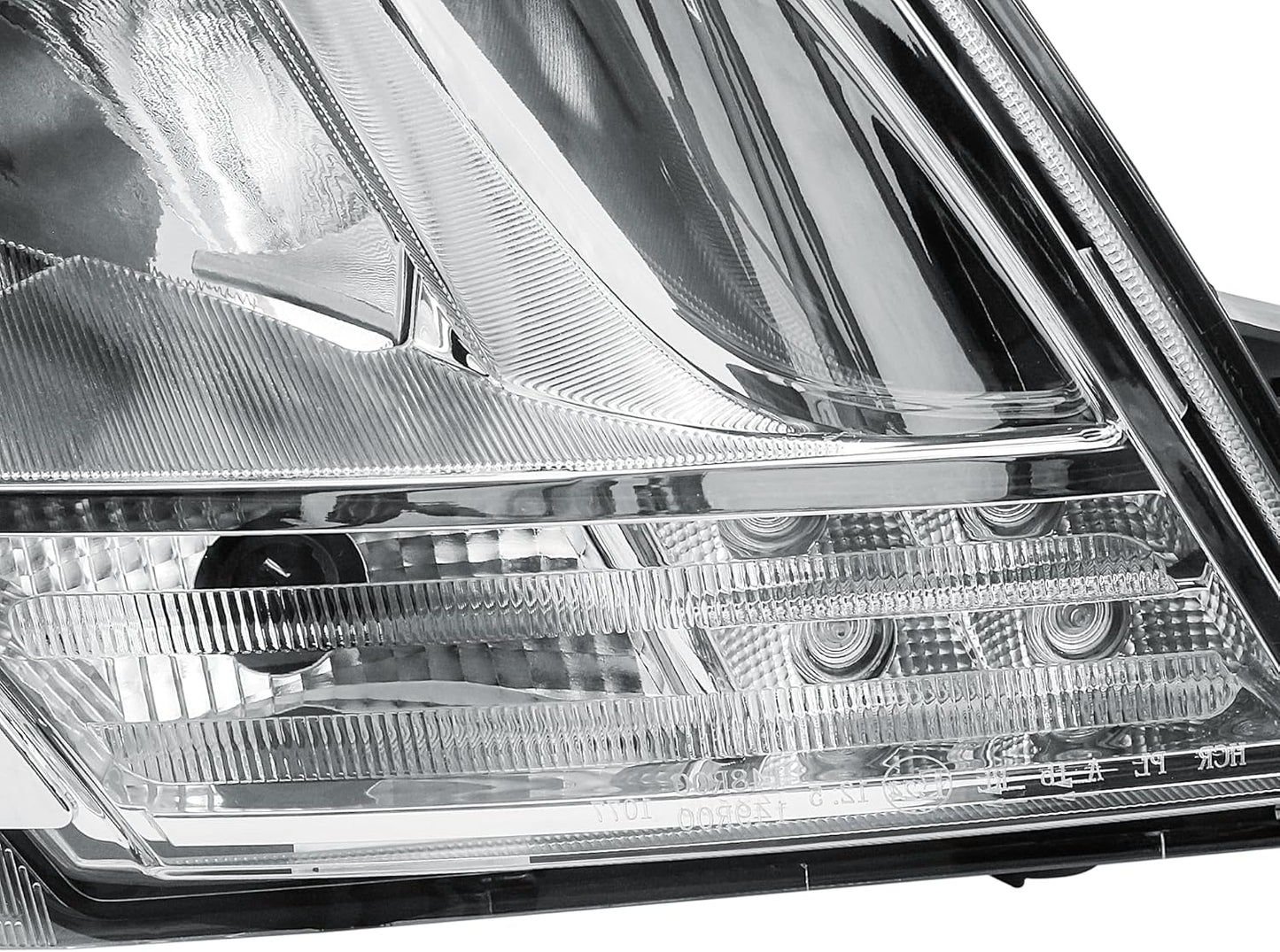 Aligoparts Driver Right Side O/S Headlight Head Lamp Manual Adjustment LED DRL 24V for DAF XF CF