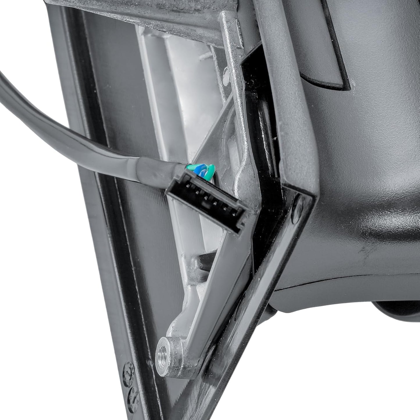 Aligoparts Driver Right Side Door Wing Mirror O/S Electric Heated Short Arm Black Cover for Mercedes Sprinter VW Crafter 2006–2018