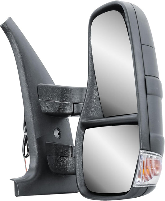 Aligoparts Driver Right Side Door Wing Mirror O/S Manual Non-Heated for IVECO Daily 2006–2013
