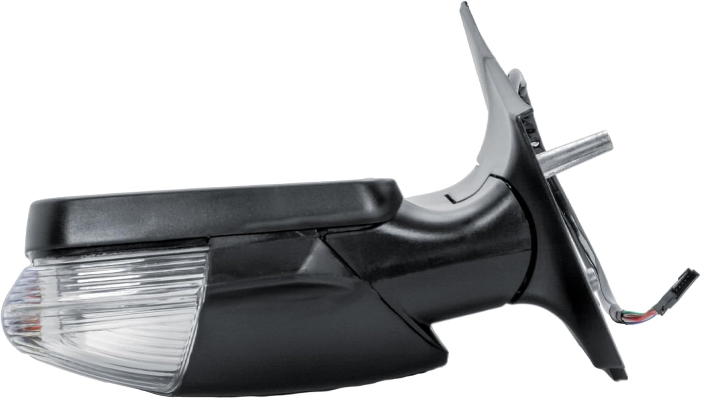 Aligoparts Passenger Left Side Door Wing Mirror N/S Electric Heated Short Arm Black Cover for Mercedes Sprinter VW Crafter 2006–2018