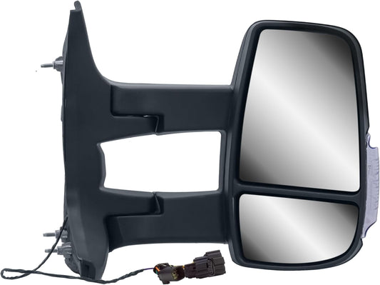 Aligoparts Driver Right Side Door Wing Mirror O/S Electric Heated Long Arm for Ford Transit MK8 2014–2026