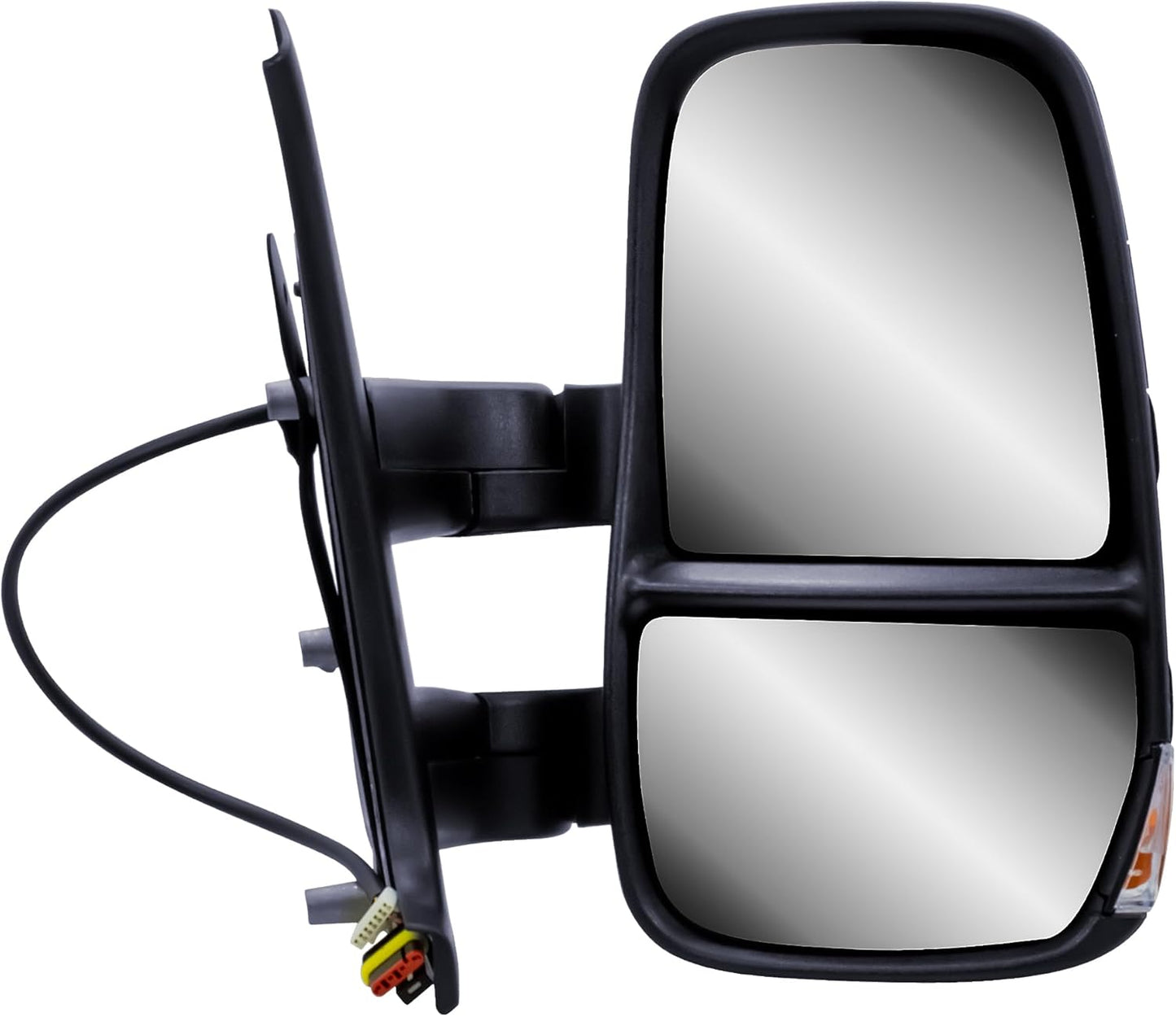 Aligoparts Driver Right Side Door Wing Mirror O/S Electric Heated Manual Folding Short Arm for IVECO Daily 2006–2013