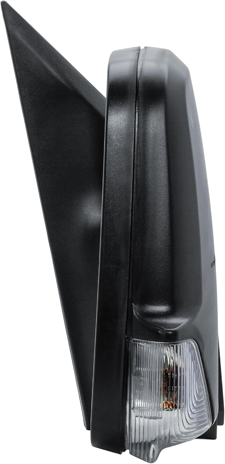 Aligoparts Driver Right Side Door Wing Mirror O/S Electric Heated Short Arm Black Cover for Mercedes Sprinter VW Crafter 2006–2018