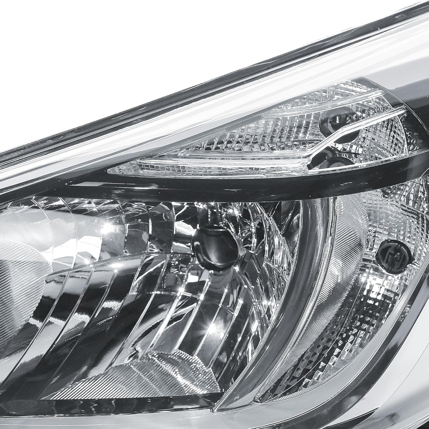 Aligoparts Passenger Left Side Headlight Lamp N/S Electric Adjustment 6 Pins with DRL for Renault Trafic NV300 Talento 2014–2019