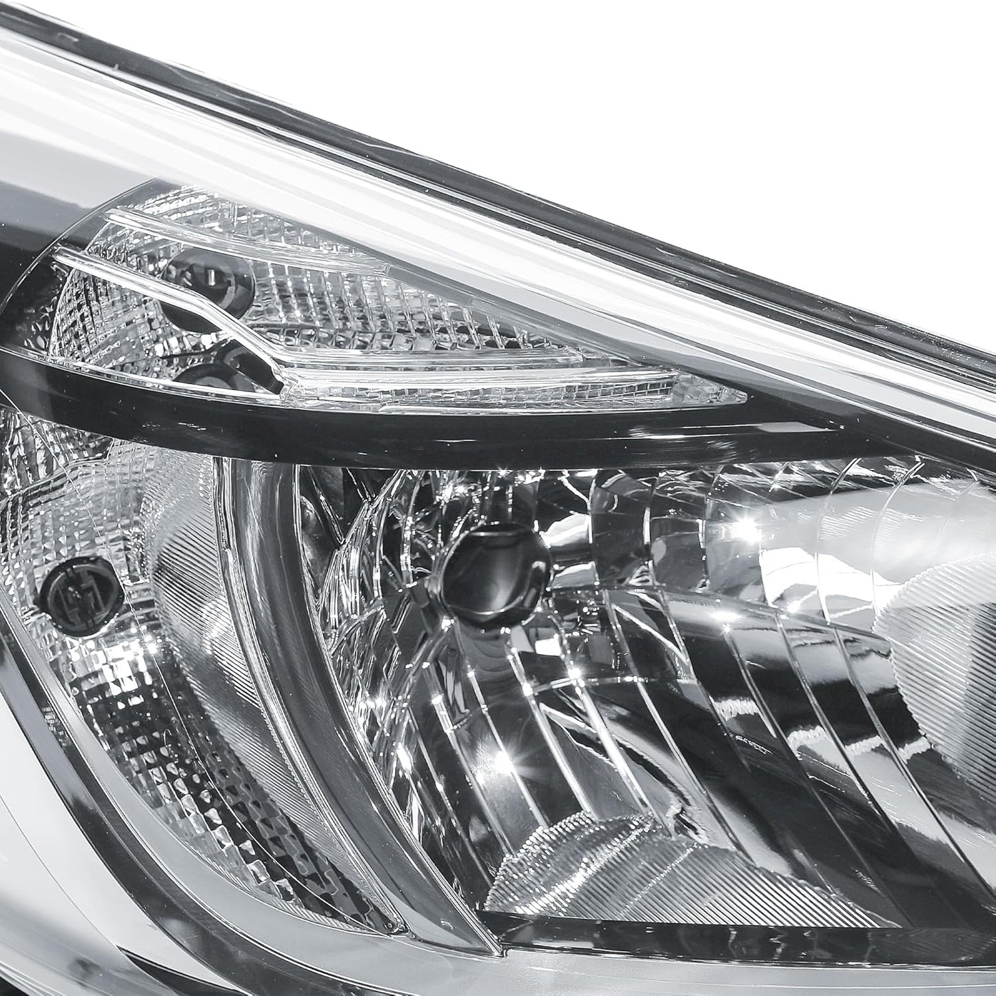 Aligoparts Driver Right Side Headlight Lamp O/S Electric Adjustment 6 Pins with DRL for Renault Trafic NV300 Talento 2014–2019