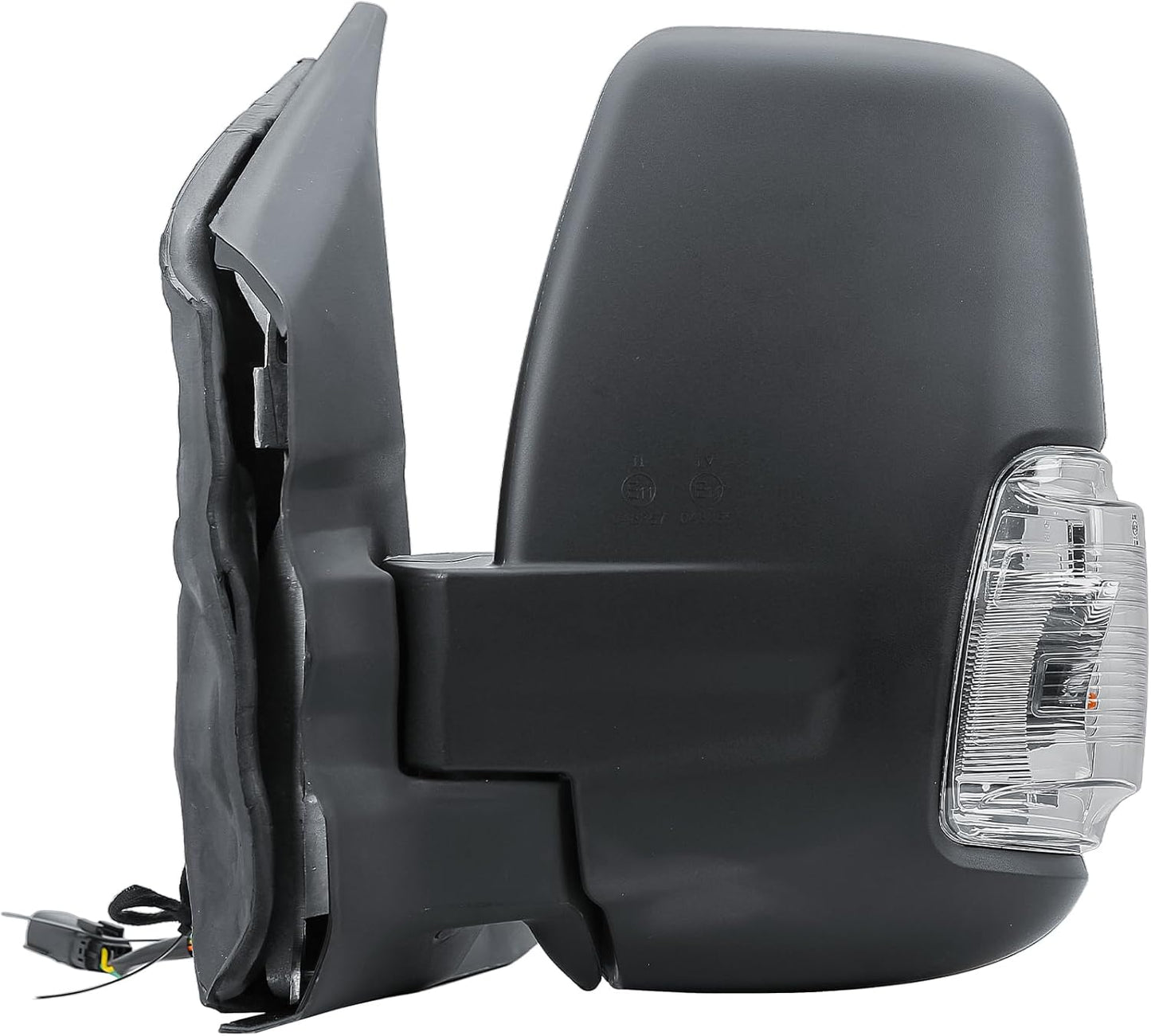 Aligoparts Passenger Left Side Door Wing Mirror N/S Manual Non-Heated Short Arm for Ford Transit MK8 2014–2026